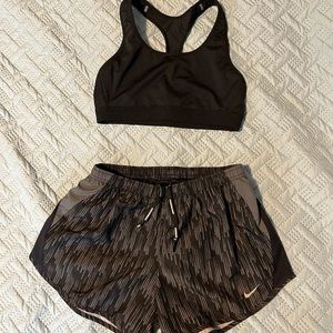 champion black sports bra